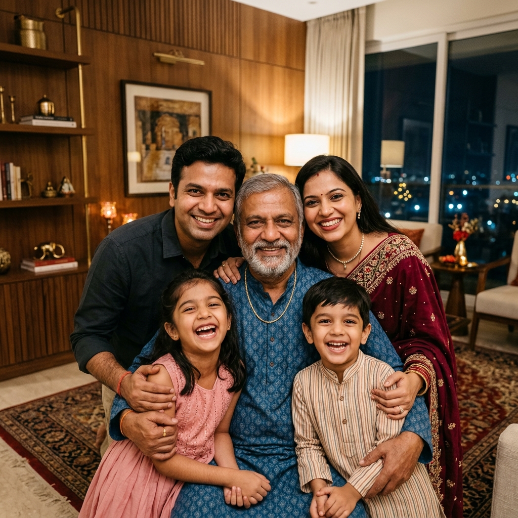 Mr. Kiran Nair & Family